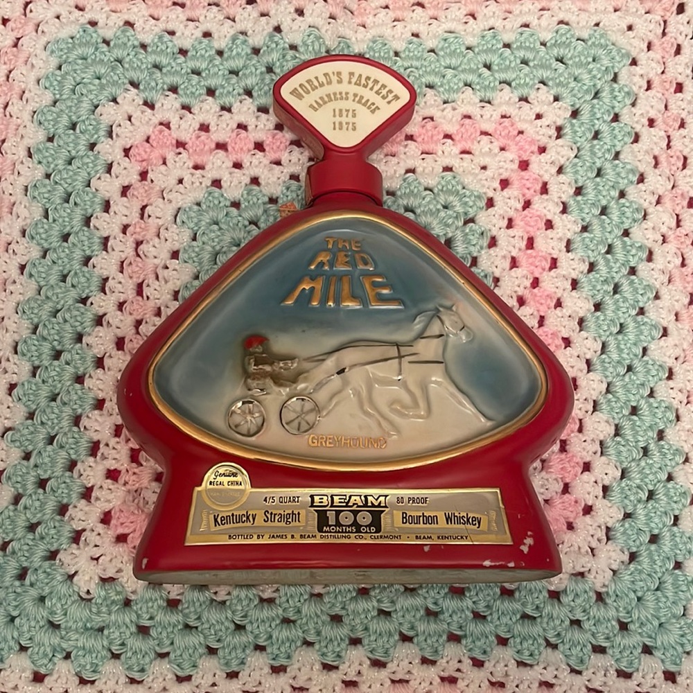 Jim Beam ( Empty) Decanter. Greyhound - image 1